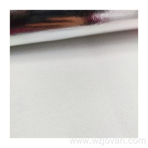 Laminated PU faux leather fabric for shoes lining